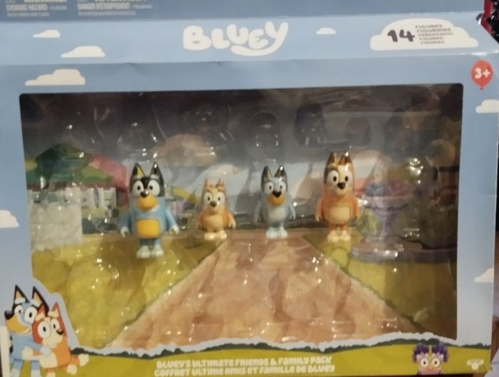 Figurines famille Bluey