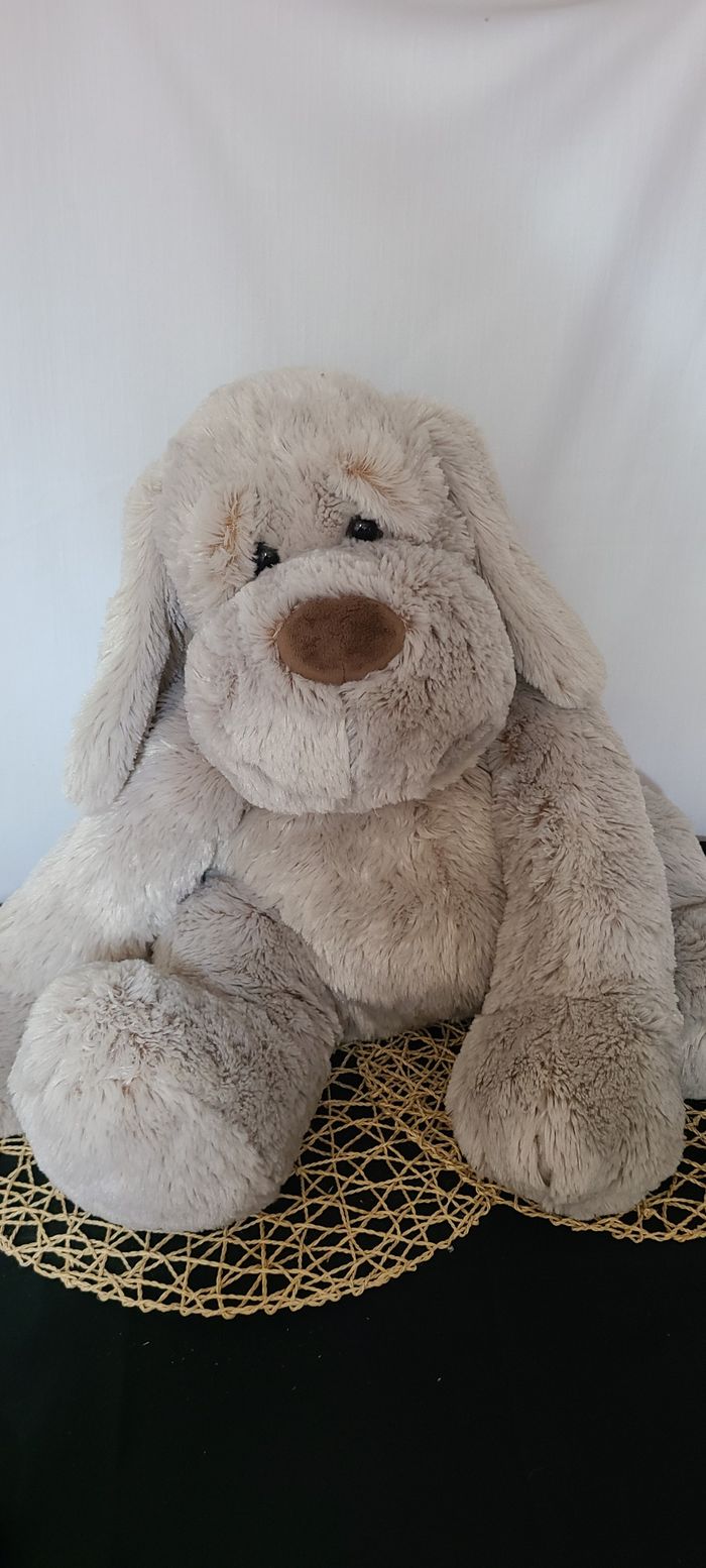 Gipsy Toys - Chien Flatoutou - Peluche - 50 cm - Gris - - photo numéro 8
