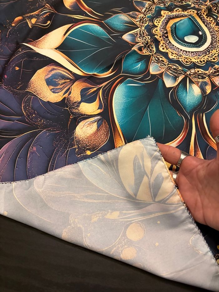 Toile murale décorative œil fleur de lotus - photo numéro 5