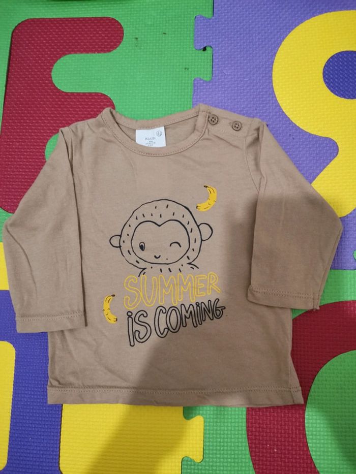 Tee-shirt manches longues 3 mois