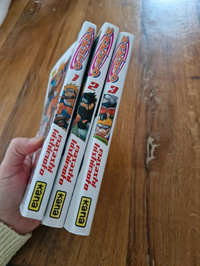 Lot de manga naruto tome 1 - 2 - 3
