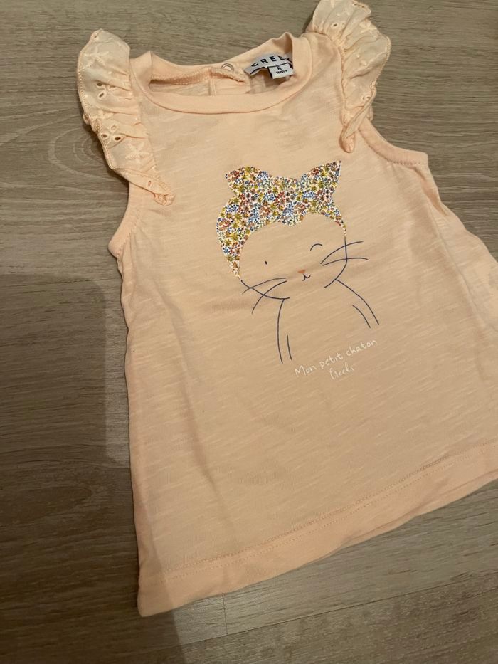 Tee shirt fleurie neuf