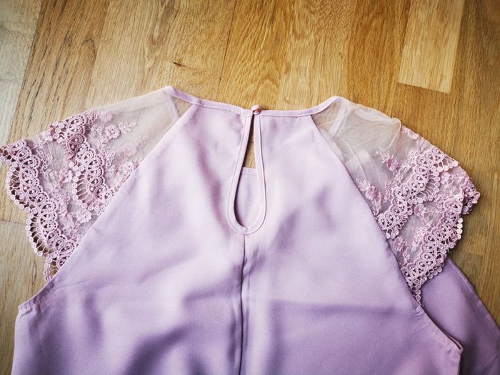 Robe d'été manches en dentelle - photo numéro 3