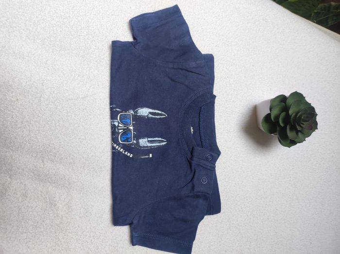 T-shirt bleu marine garçon - Taille 3 mois - Timberland