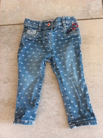 Jean à pois Dpam 12 mois