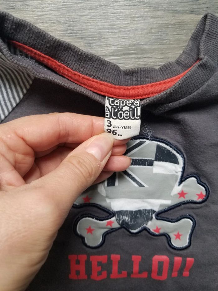 Pyjama coton taille 3 ans bon état TAO - photo numéro 2