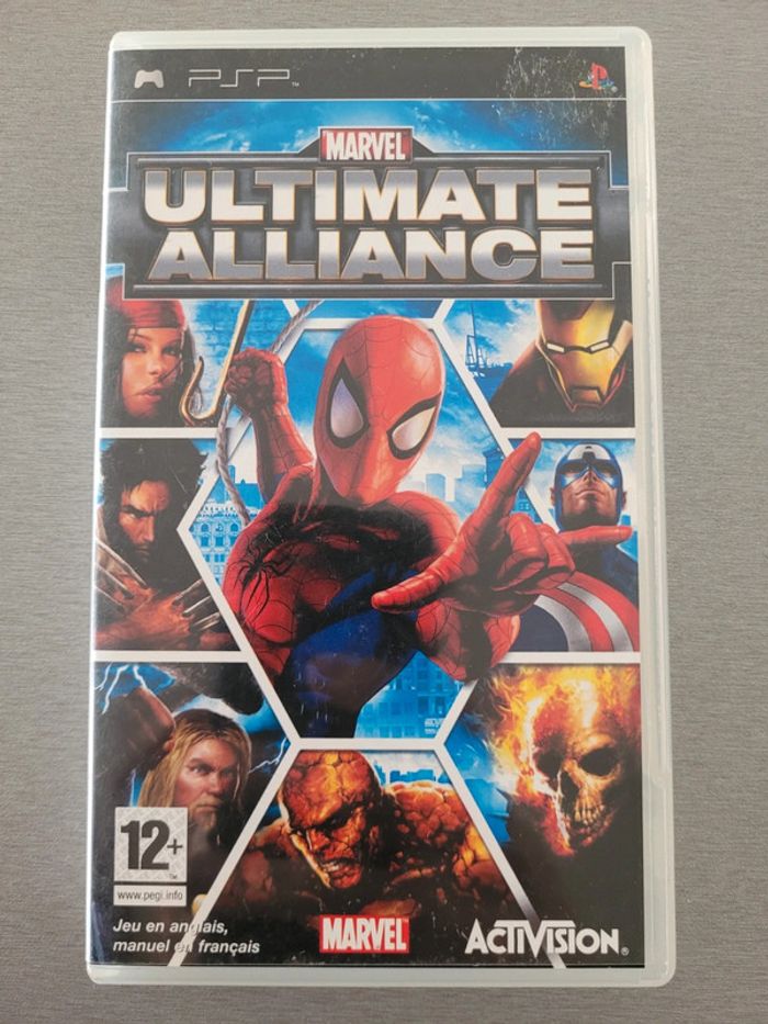 Jeux vidéo PSP Marvel ultimate alliance