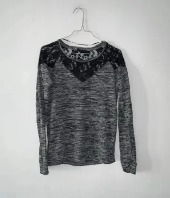 Pull gris femme taille 38