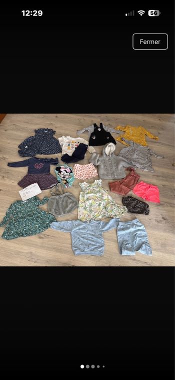 Lots vêtements fille 