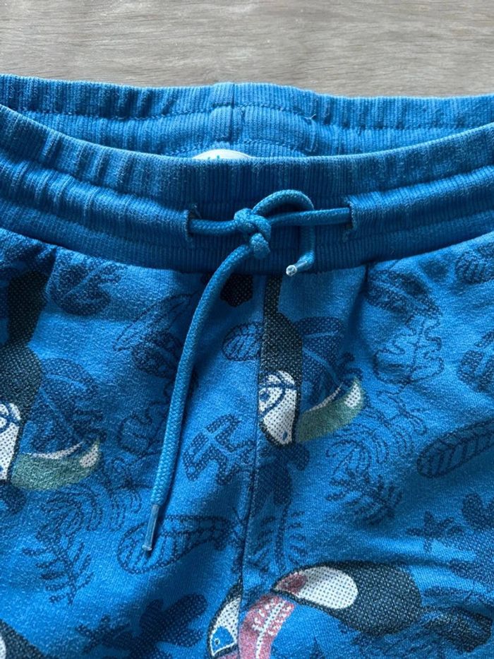 Short bleu motif tropical - photo numéro 2