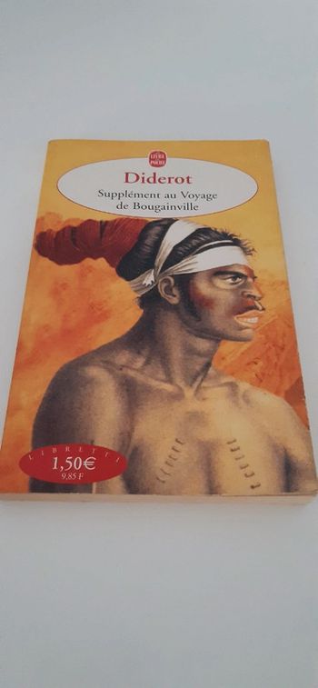 Livre Supplément au voyage de Bougainville de Diderot