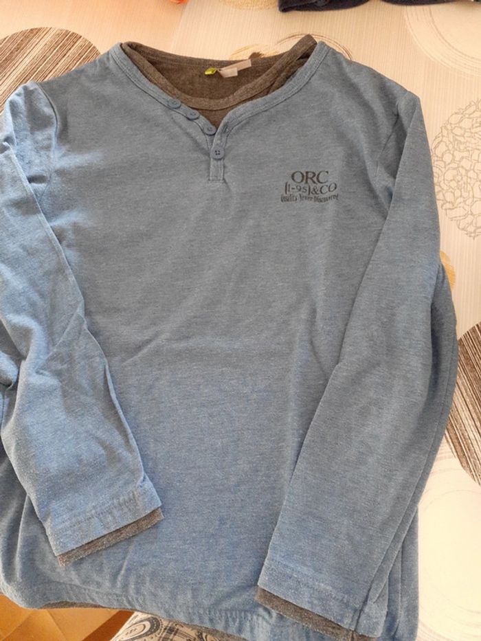 Lot 2 tee shirt manches longues