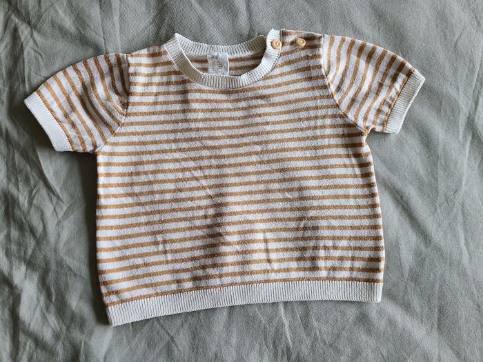 Ensemble H&M rayé en maille - photo numéro 2