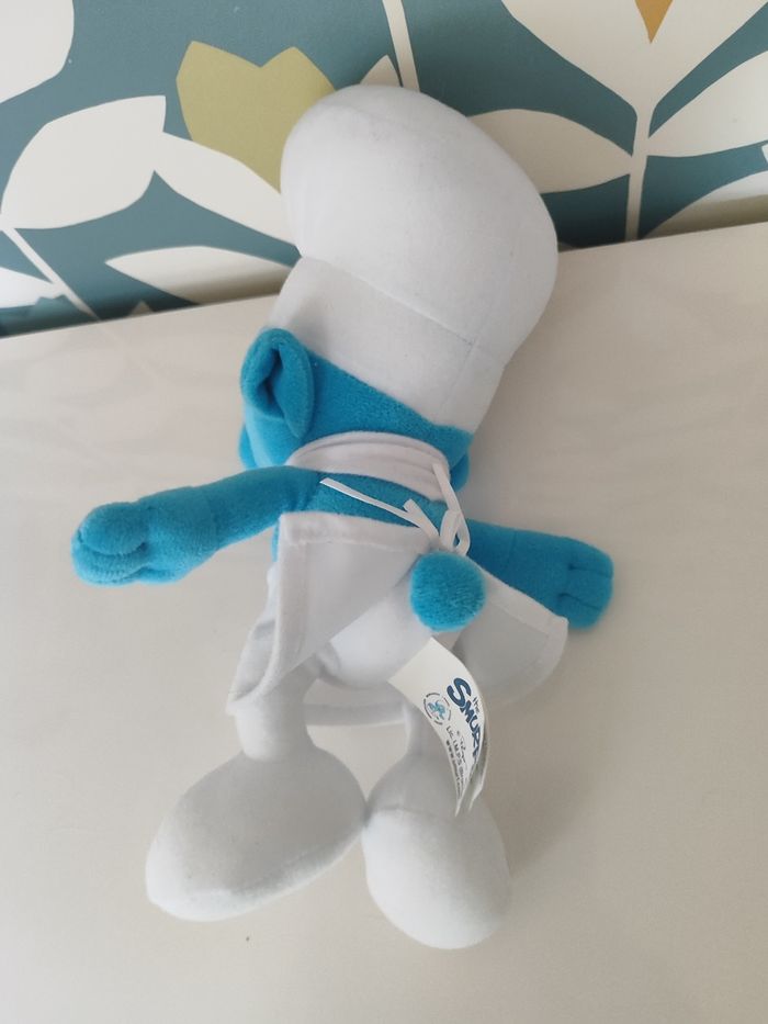 Peluche Schtroumpf cuisinier - photo numéro 3