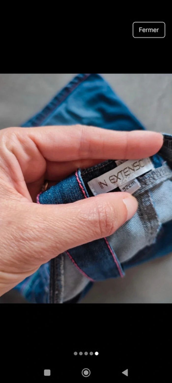 Robe en jeans 92 cm - photo numéro 5