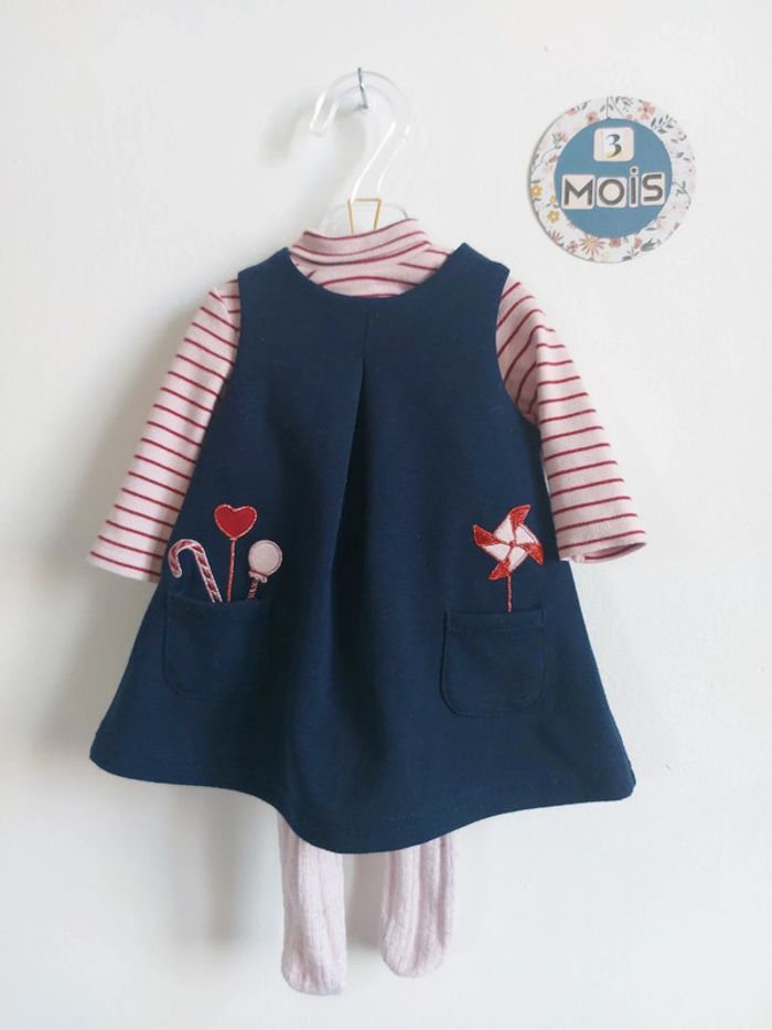 Ensemble robe 3 mois bonbons