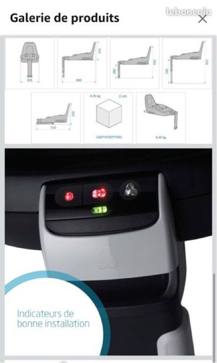 Base Isofix Bebeconfort NEUVE AVEC ÉTIQUETTE - photo numéro 8