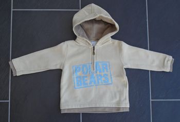 Sweat à capuche garçon 1 an