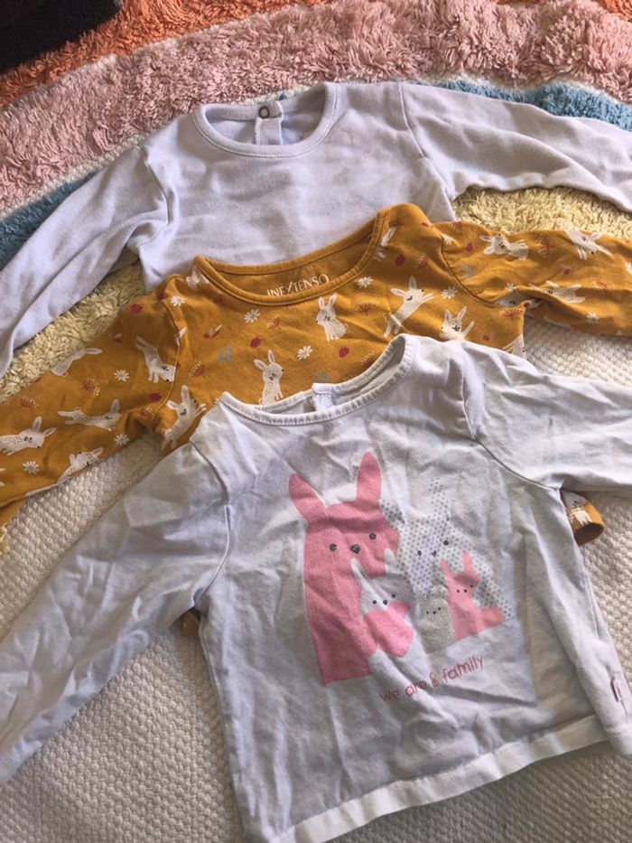 Lot t-shirt manches longues - photo numéro 2