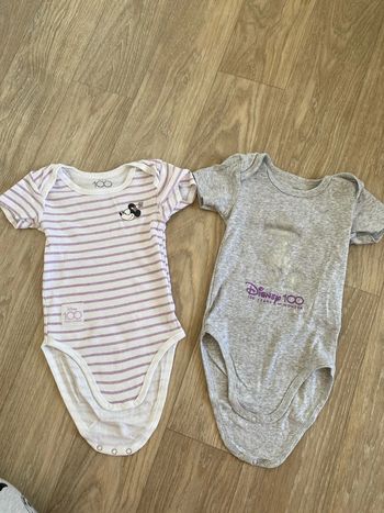 Lot de 2 body manches courtes