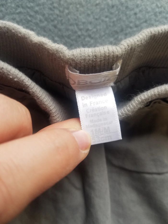 Pantalon taille 1 mois très bon état Obaibi - photo numéro 3