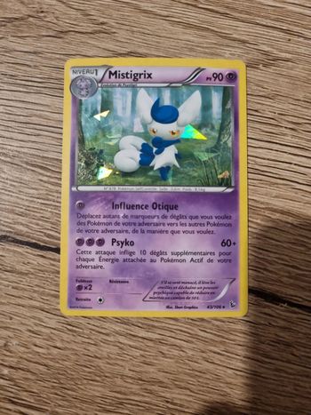 Carte pokémon mistigrix holo 43/106 année 2014