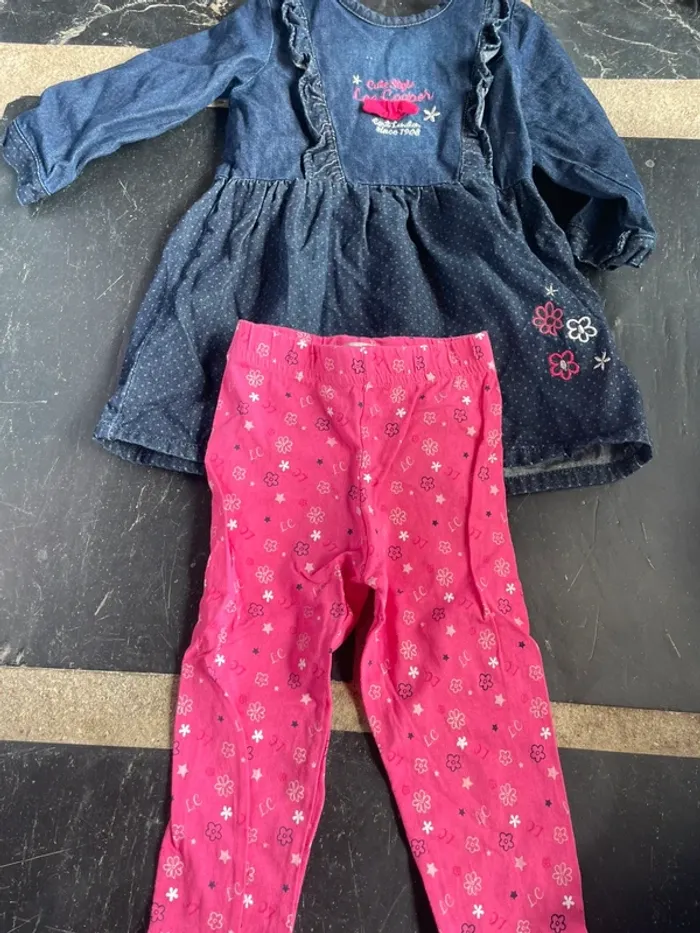 Ensemble robe legging lee Cooper 18 mois