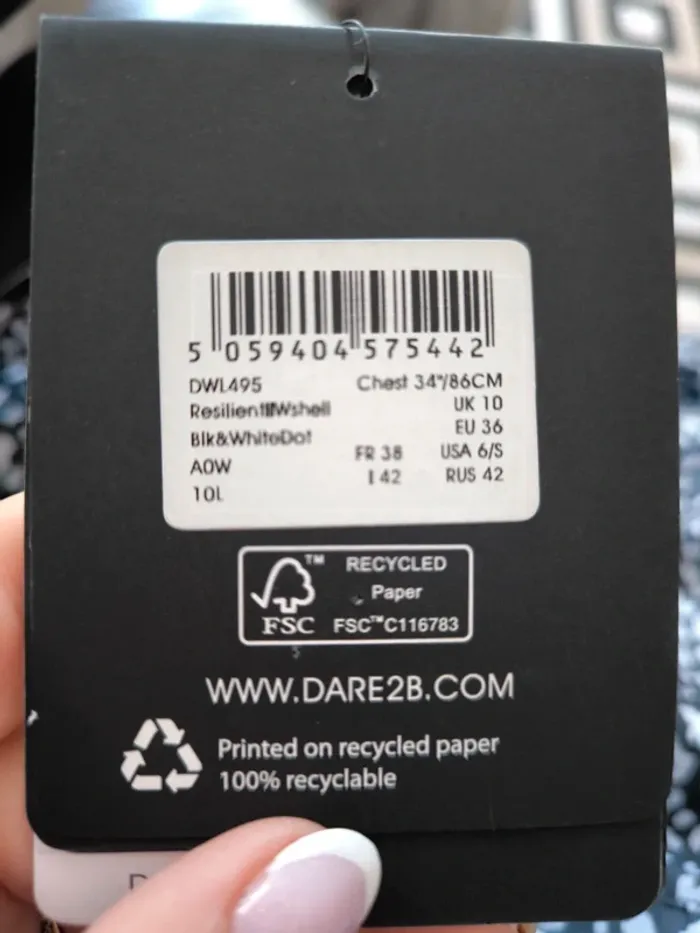 Veste coupe vent Dare2b neuve  Taille 38 - photo numéro 6
