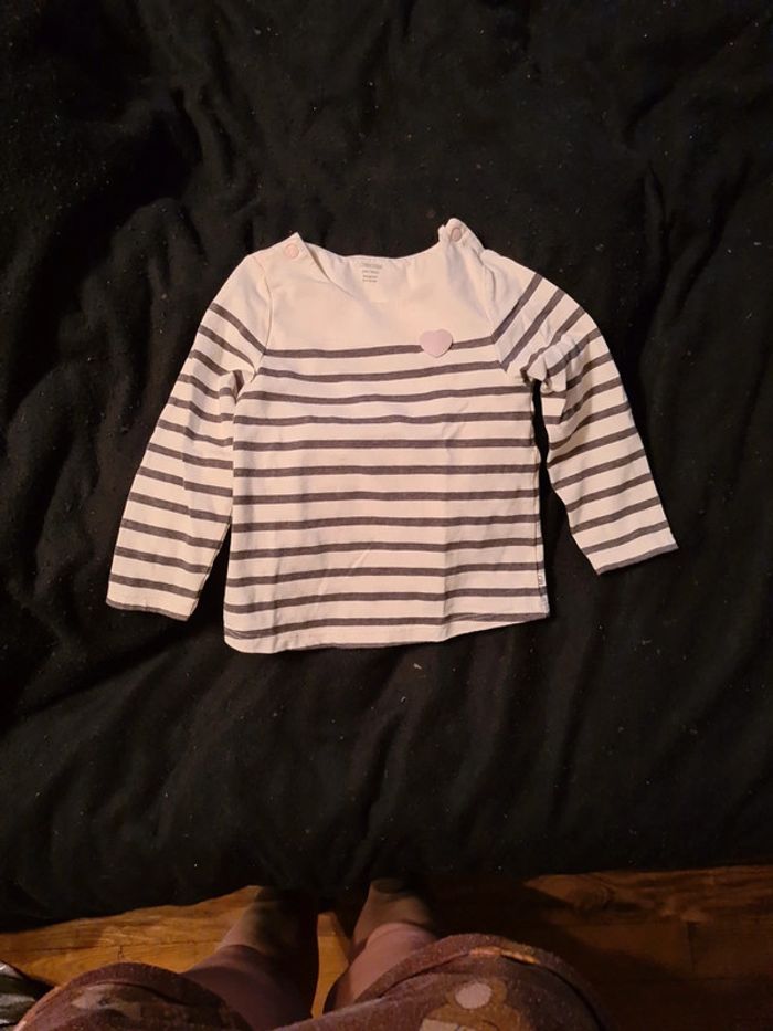 Tee-shirt manche longue obaibi 23 mois