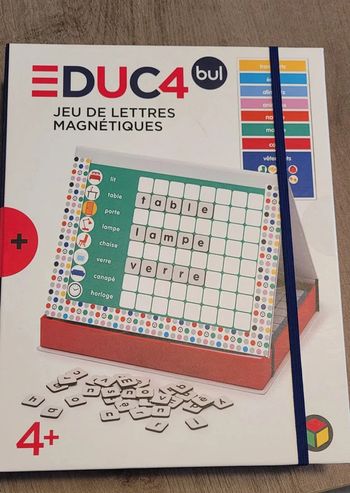 Jeu de lettres aimantées