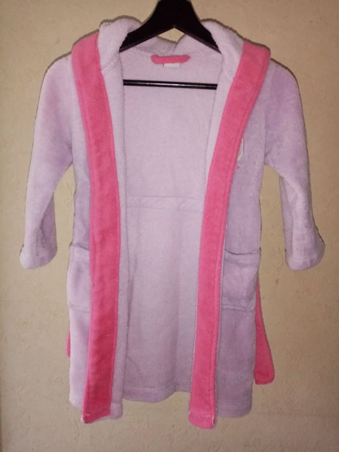 peignoir robe de chambre fille 2/4 ans - photo numéro 6