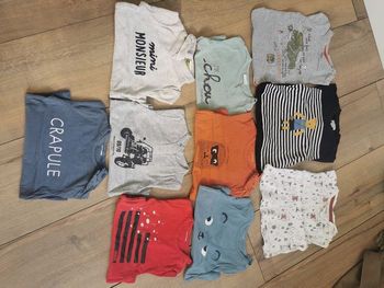 Lot de 12 t-shirts manches longues