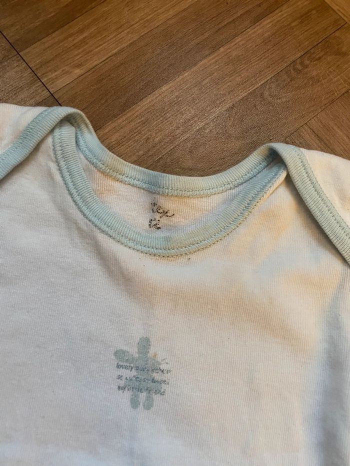 T-shirt manches courtes taille 12 mois Tex Baby - photo numéro 2