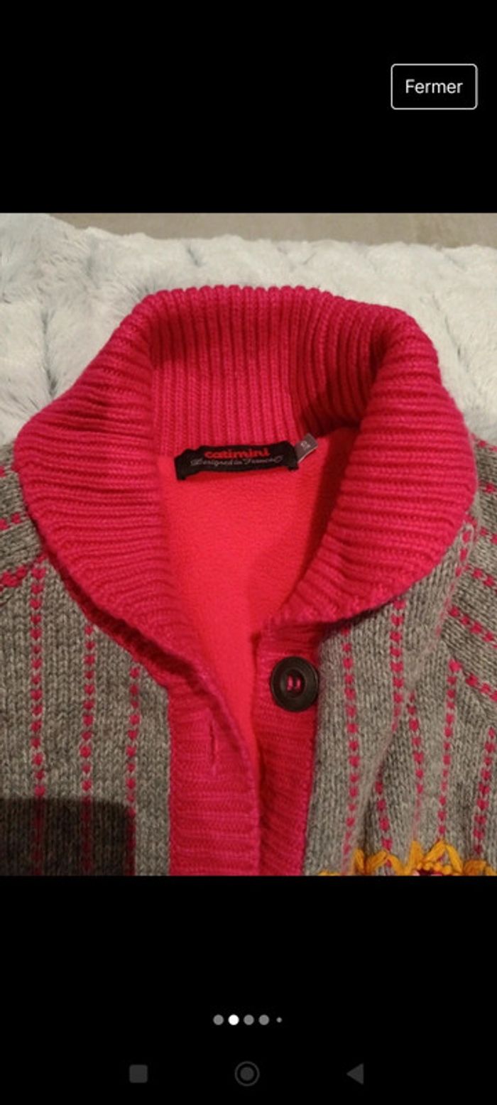 Gilet chaud - pull - manteau 6 ans catimini - photo numéro 2