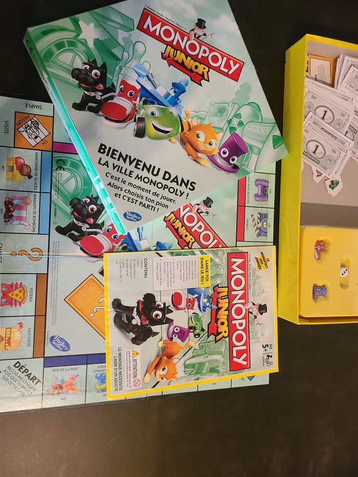 Jeu "Monopoly Junior" De Marque "Hasbro Gaming" - photo numéro 2