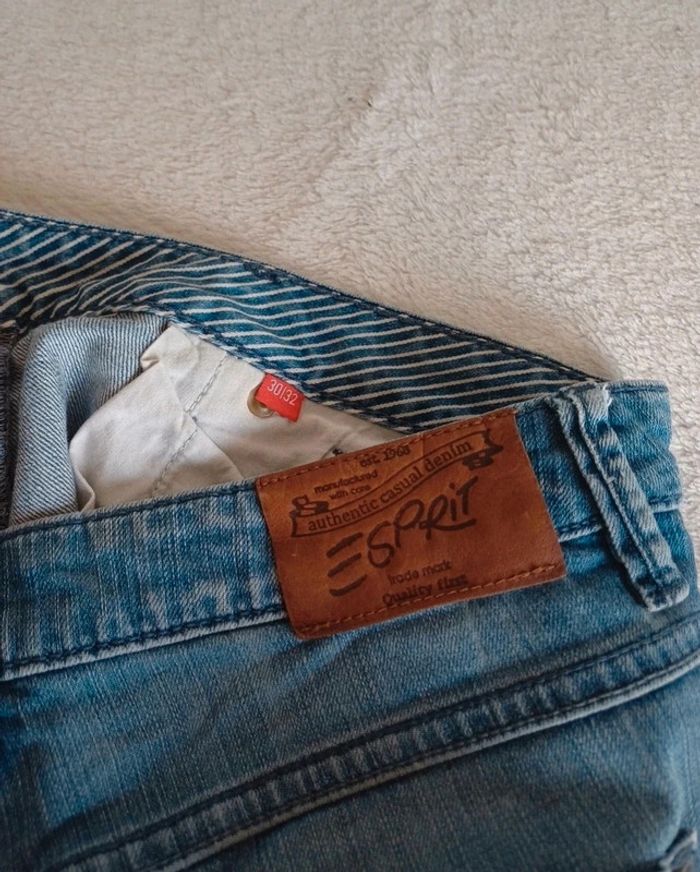 Short en jean bleu taille 40 Esprit - photo numéro 2