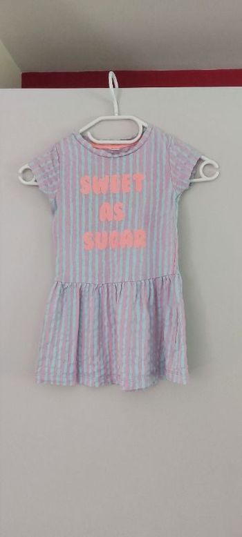 Robe été manches courtes fille 4 ans