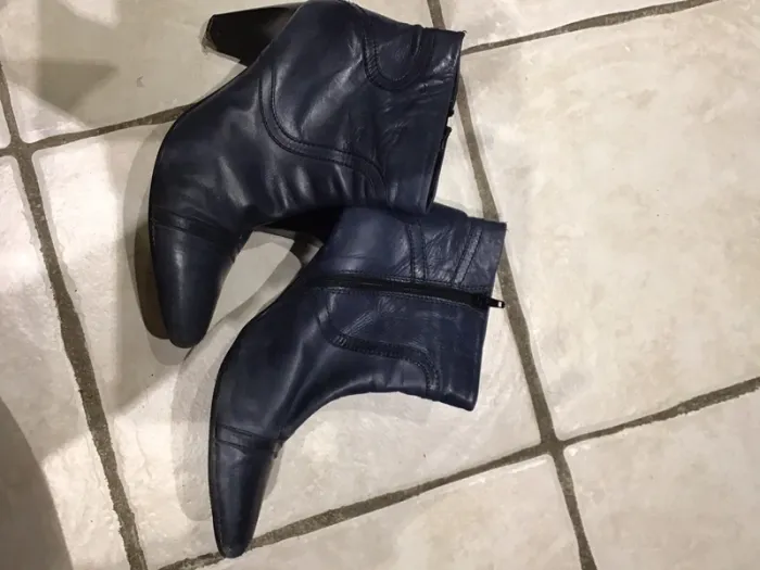 Bottines bleue - photo numéro 2