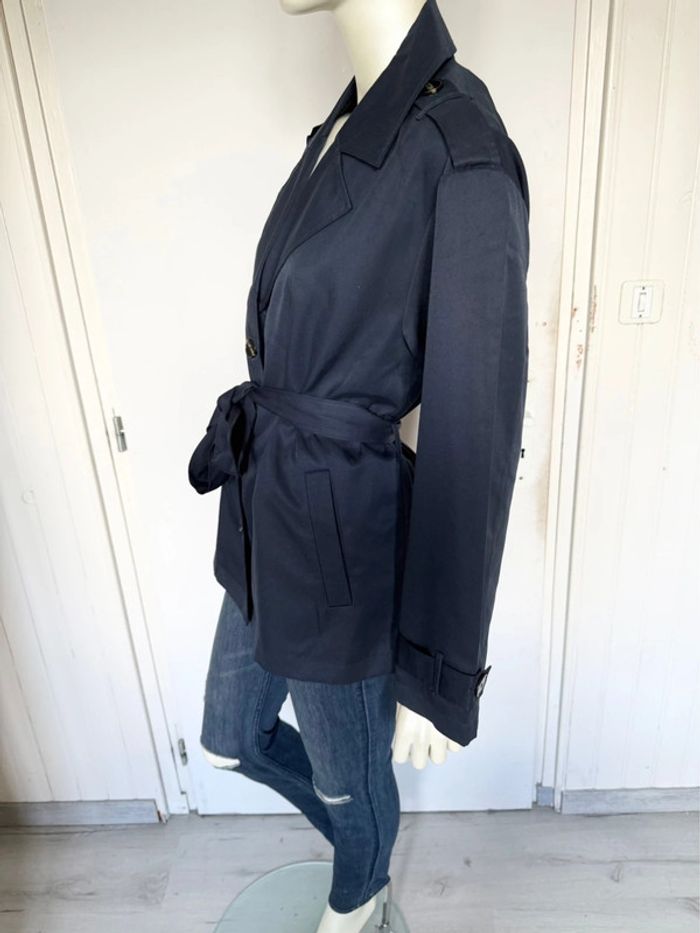 Trench court ONLY – Taille L – bleu marine – Neuf avec étiquette - photo numéro 8
