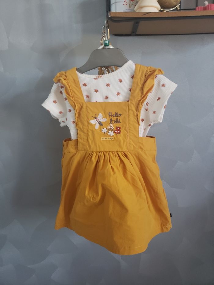 Robe + teeshirt 🎀 Sucre d'orge 9 mois 5€ - photo numéro 2