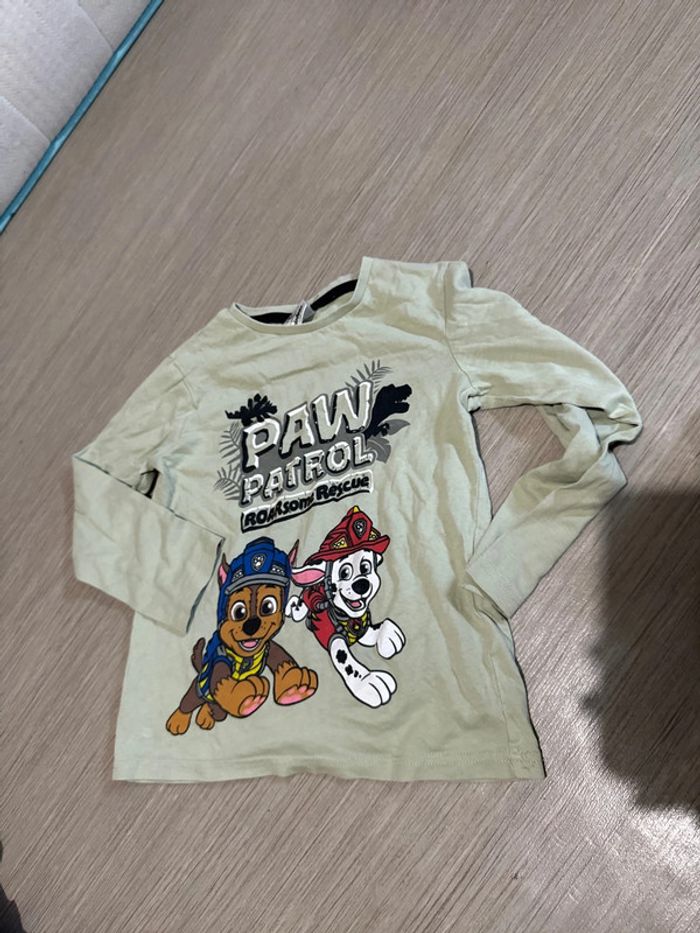 Ter shirt manche longue paw patrol 8 ans