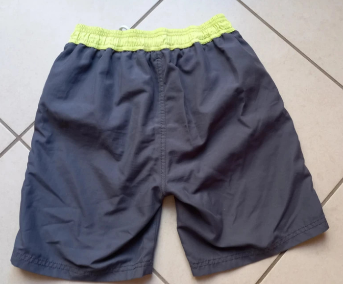 Caleçon de bain vert kaki 12 ans - photo numéro 2