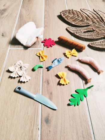 🥪 Jeu d'imitation - Dinette création de sandwichs divers aliments en tissu- peluche