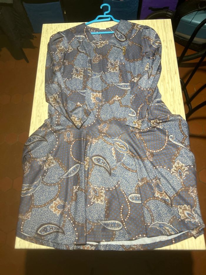 Jolie robe d hiver vintage kitsch mi longue 42 44 - photo numéro 10