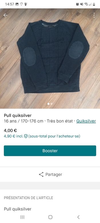 Pull quiksilver