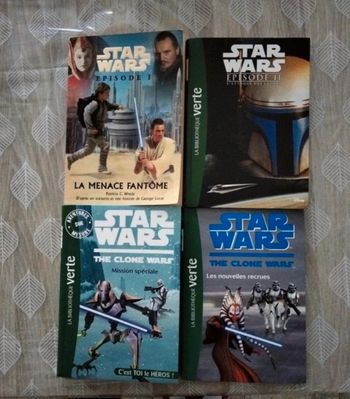 Lot de 4 livres Star Wars
