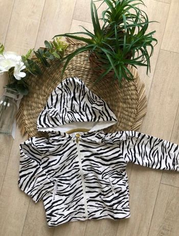 Veste fille noire et blanche Kitchoun