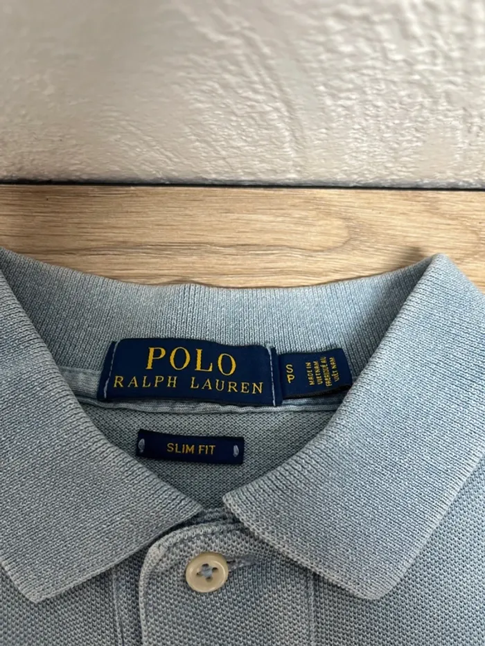 Polo Ralph Lauren - couleur bleu claire - taille S - photo numéro 3
