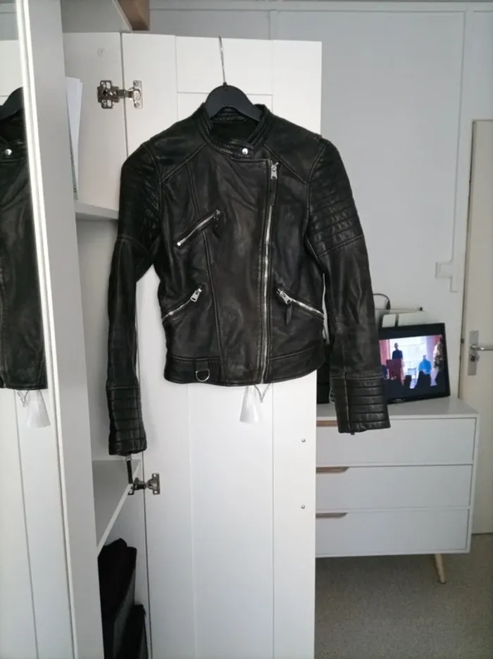 Veste en cuir
