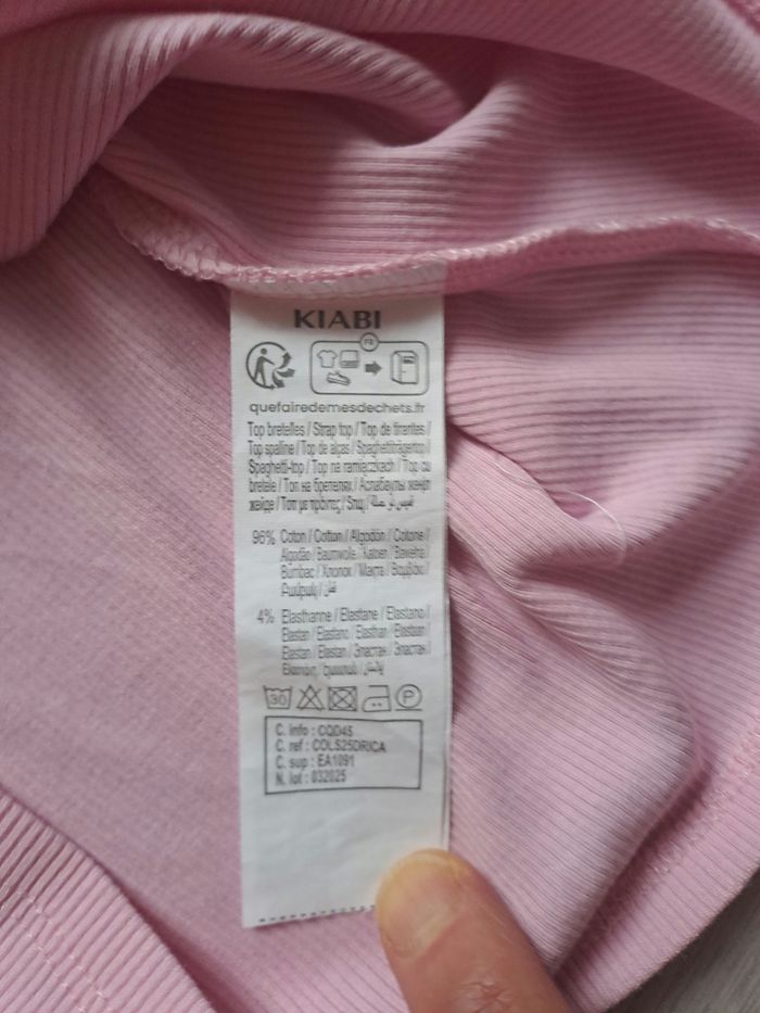 Débardeur rose T M Kiabi - photo numéro 4
